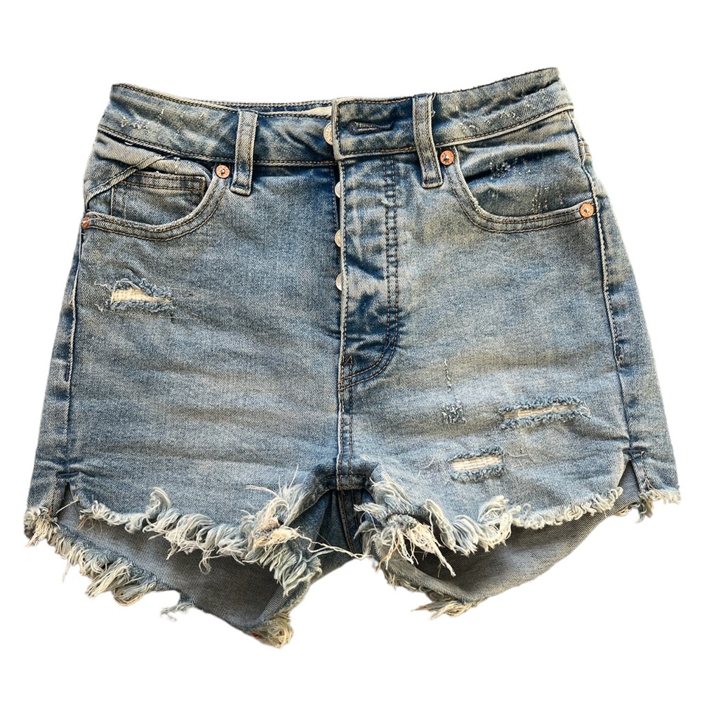 Free People CRVY High Rise Jean Shorts